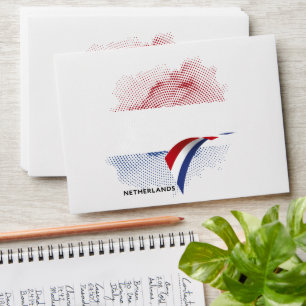 Netherlands flag envelope