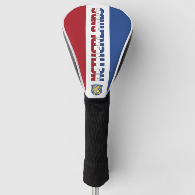 Netherlands Flag Gorgeous Patriotic Golf Head Cover (Front)