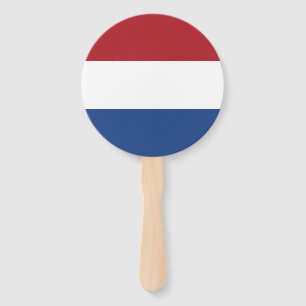 Netherlands Flag Hand Fan