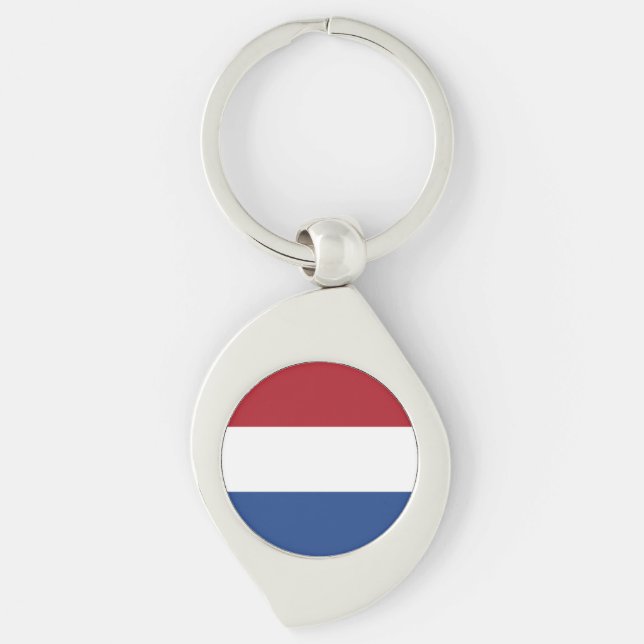 Netherlands Flag Keychain (Front)