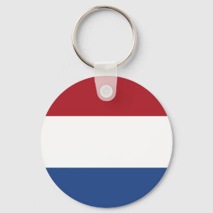 Netherlands Flag Keychain