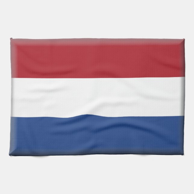 Netherlands Flag Kitchen Towel (Horizontal)
