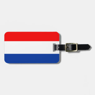 Netherlands flag luggage tag