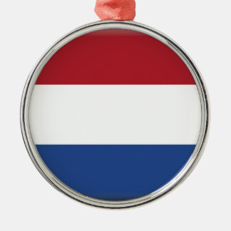 Netherlands Flag Metal Ornament