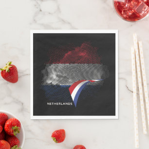Netherlands flag napkin