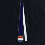 Netherlands Flag Neck Tie<br><div class="desc">HOLLAND Flag Tie. *you can change colour and text.</div>