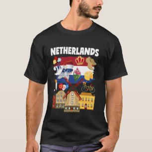 Netherlands Flag Outfit Idea For Kids & Holland Du T-Shirt
