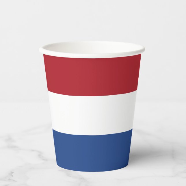 Netherlands Flag Paper Cups (Front)