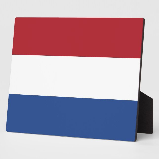 Netherlands Flag Plaque (Side)