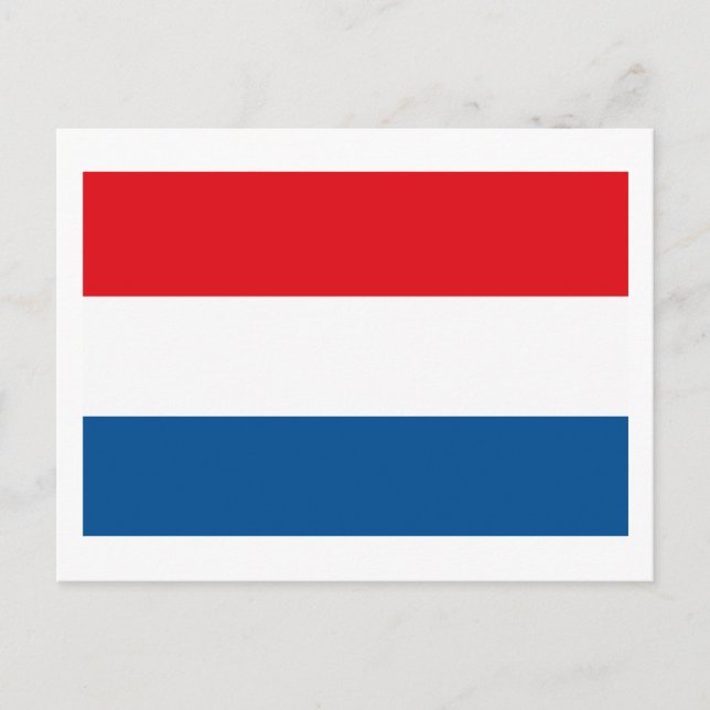 Netherlands Flag Postcard (Front)