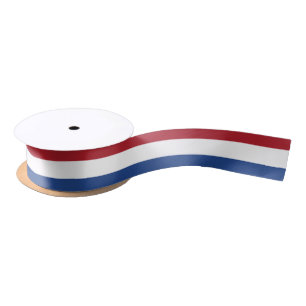 Netherlands Flag Satin Ribbon