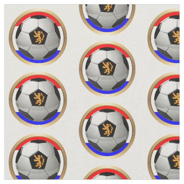 Netherlands Flag  Soccer Ball Fabric (Close Up)
