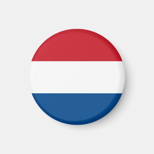 Netherlands Flag Souvenir Modern Magnet (Front)