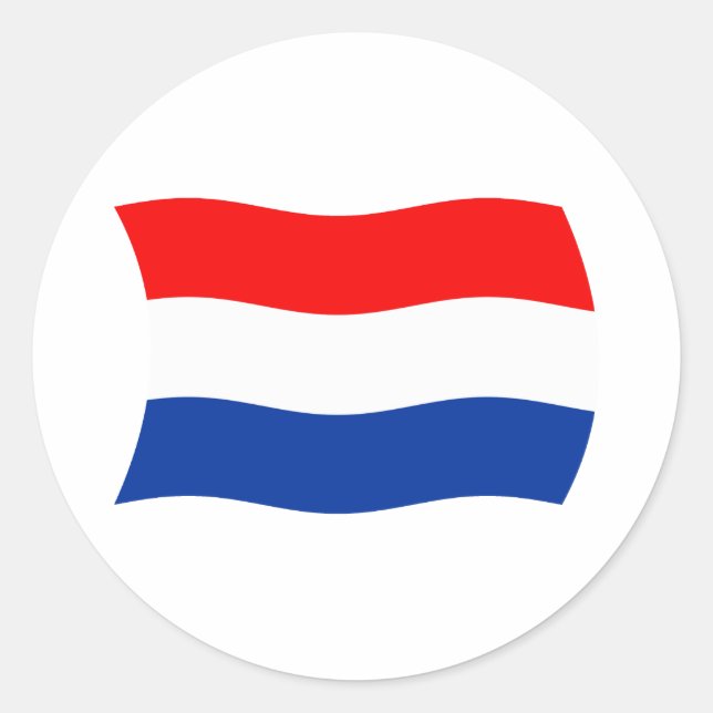 Netherlands Flag Sticker (Front)