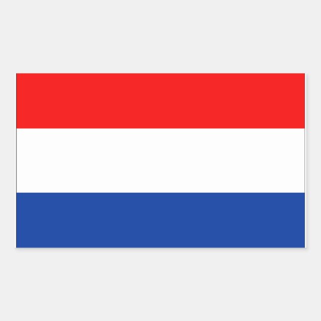 Netherlands Flag Sticker (Front)