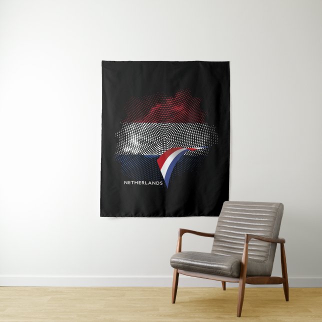 Netherlands flag tapestry (In Situ)