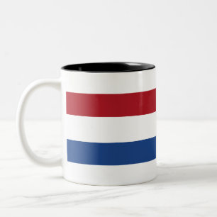 Netherlands Flag Two-Tone Coffee Mug