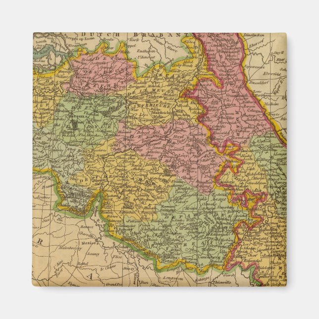 Netherlands, Germany W of Rhine Magnet (Front)