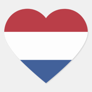 netherlands heart sticker