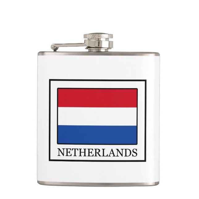 Netherlands Hip Flask (Front)