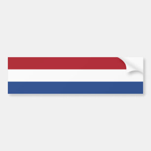 Netherlands/Holland/Dutch/Hollander Flag Bumper Sticker