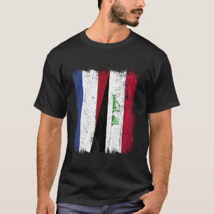 Netherlands Iraq Half Flag Dutch Iraqi Jersey T-Shirt