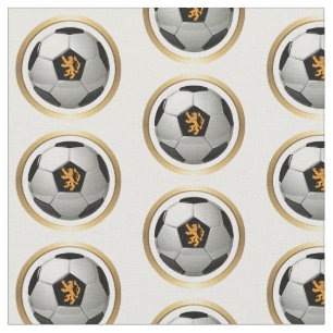 Netherlands Lion Soccer Ball Fabric