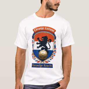 Netherlands Lion Thunder, Dutch Flag Majesty Gift T-Shirt