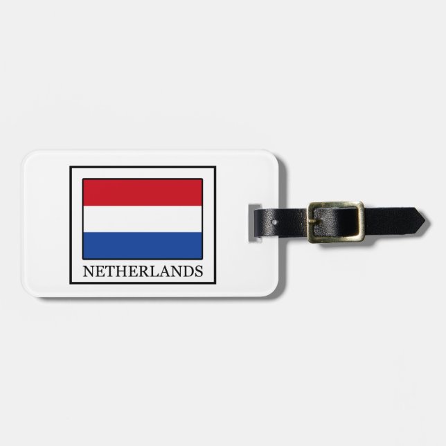 Netherlands Luggage Tag (Front Horizontal)