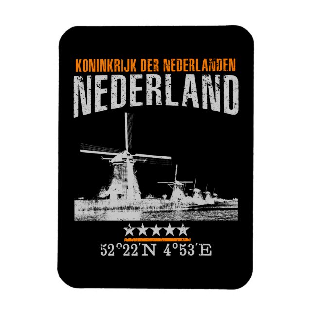 Netherlands Magnet (Vertical)