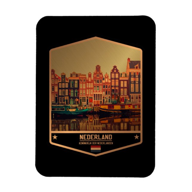 Netherlands Magnet (Vertical)