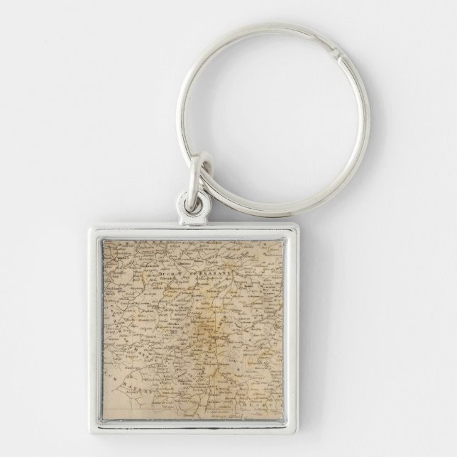 Netherlands Map by Arrowsmith Keychain (Front)