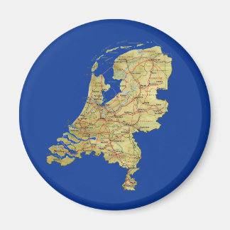 Netherlands Map Magnet