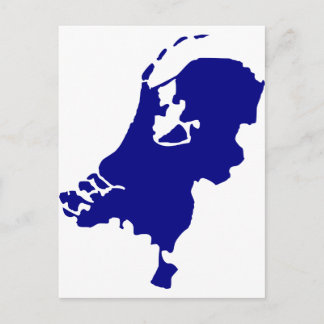 Netherlands Map Postcard