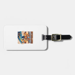 Netherlands Match Day Skeleton Striker Nations Hig Luggage Tag