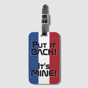 Netherlands National Flag Funny Patriotic Luggage Tag