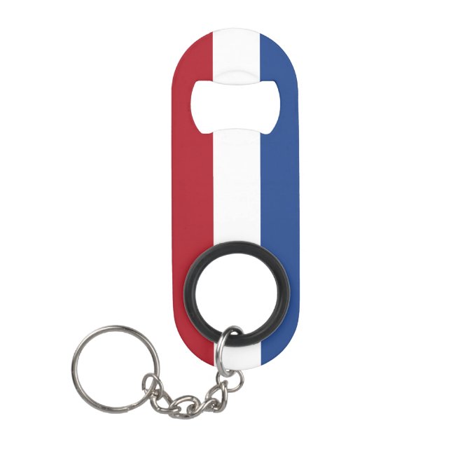 Netherlands National Pride Patriotic Keychain Bottle Opener (Front)