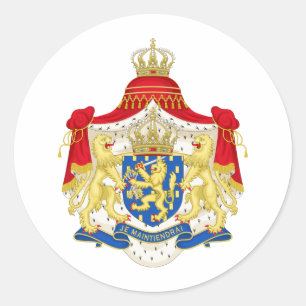 Netherlands NL Classic Round Sticker