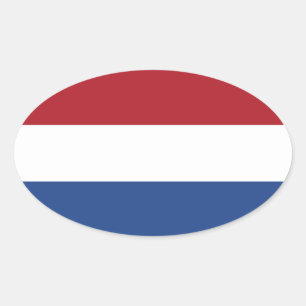 Netherlands Oval Sticker