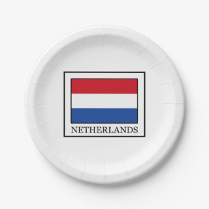 Netherlands Paper Plate