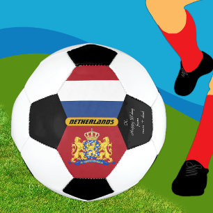 Netherlands Personalized, Flag, Photo Soccer Ball