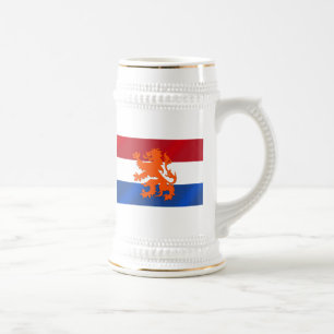 Netherlands Rampant lion Netherlands flag Beer Stein
