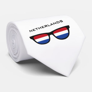 Netherlands Shades custom text & color tie
