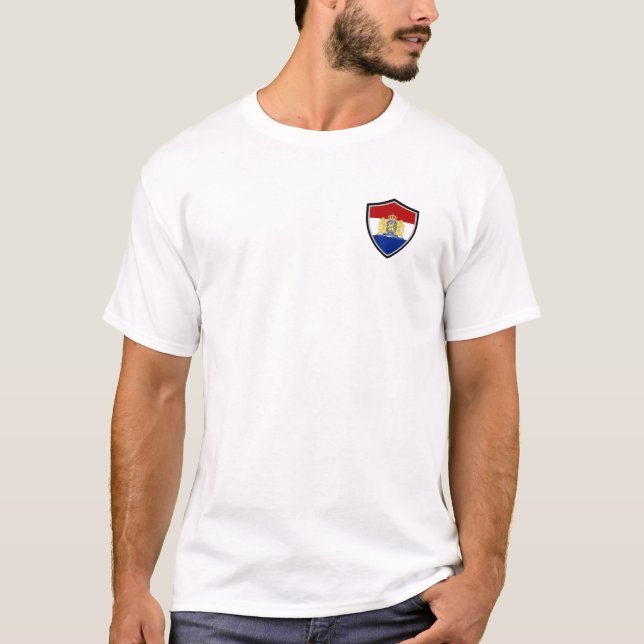 Netherlands shield flag-coat arms T-Shirt (Front)