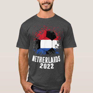 Netherlands Soccer 2022 Dutch Holland Flag Soccer T-Shirt