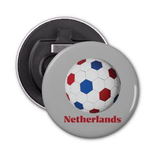 Netherlands Soccer Bottle Opener