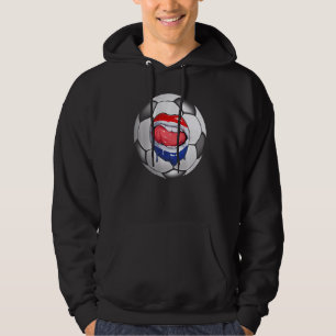 Netherlands Soccer Fan Dutch Flag Mouth Hoodie