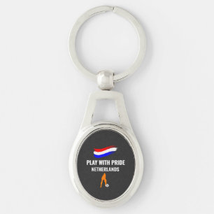 Netherlands Soccer Pride 2026 Jersey Keychain