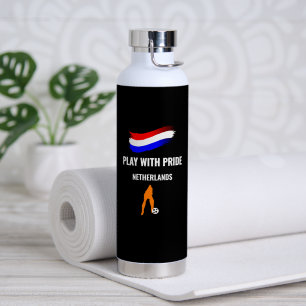 Netherlands Soccer Pride 2026 Jersey Water Bottle
