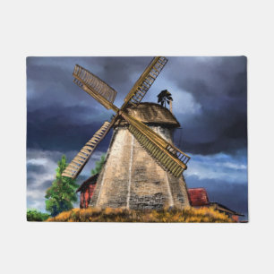 Netherlands Windmill Doormat
